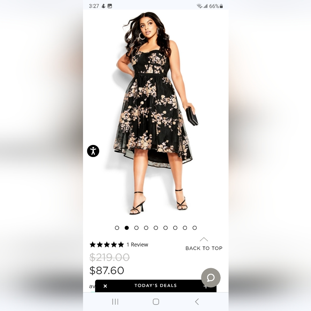 City Chic black Ambrosia dress